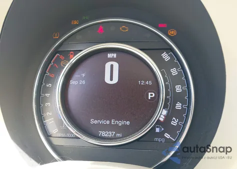 2016 Fiat 500 Retro из США, поврежденный, VIN 3C3CFFCRXGT177181